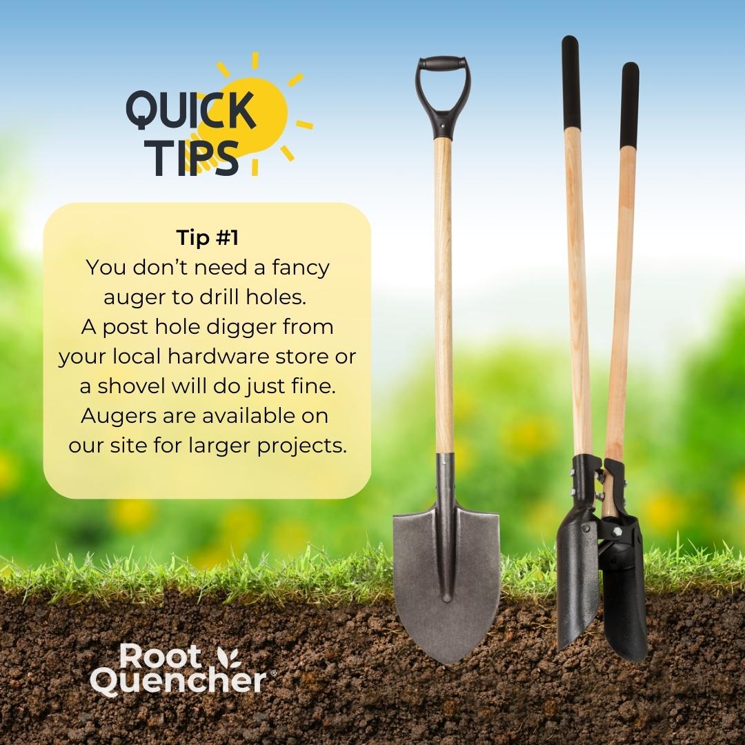 Efficient Irrigation Bundle: Subsurface irrigation + Hose Timer