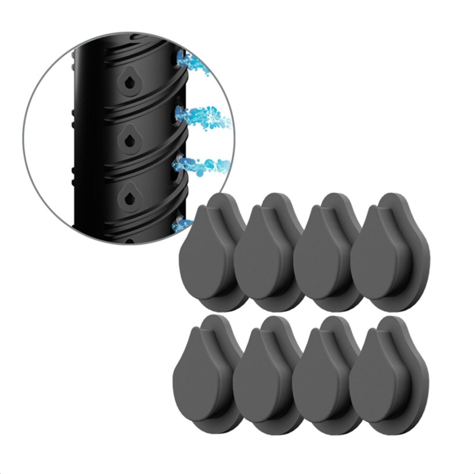 Directional Plugs 8-Pack