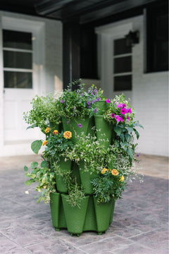 3 Tier GreenStalk Garden Original Vertical Planter - Basket Weave